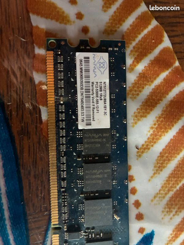 Vends barrette, mémoire, 512 MB (image 1)