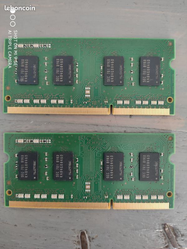 Mémoire SAMSUNG So-dimm PC3-12800S - 8 Go (image 2)