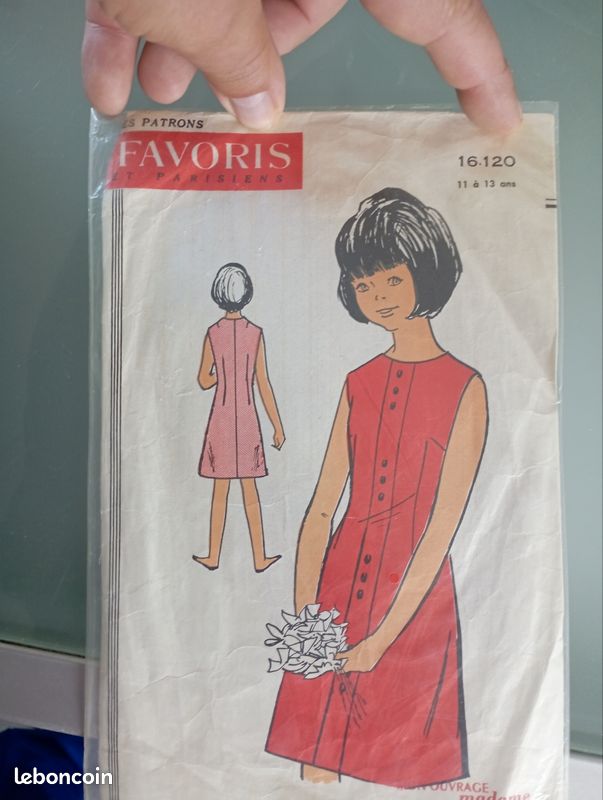 Patron couture robe sans manches fille (image 1)