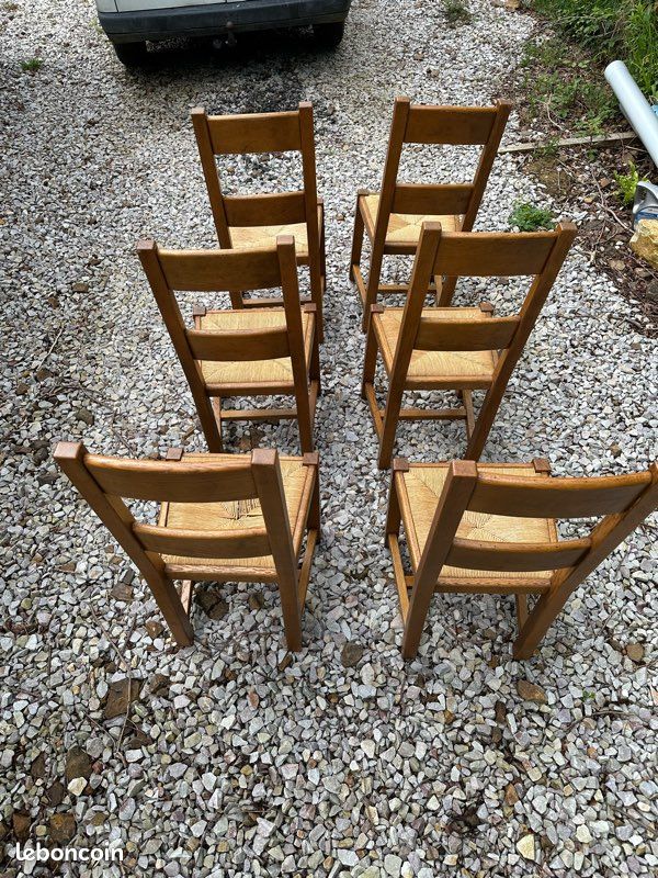 6 chaises bois (image 3)