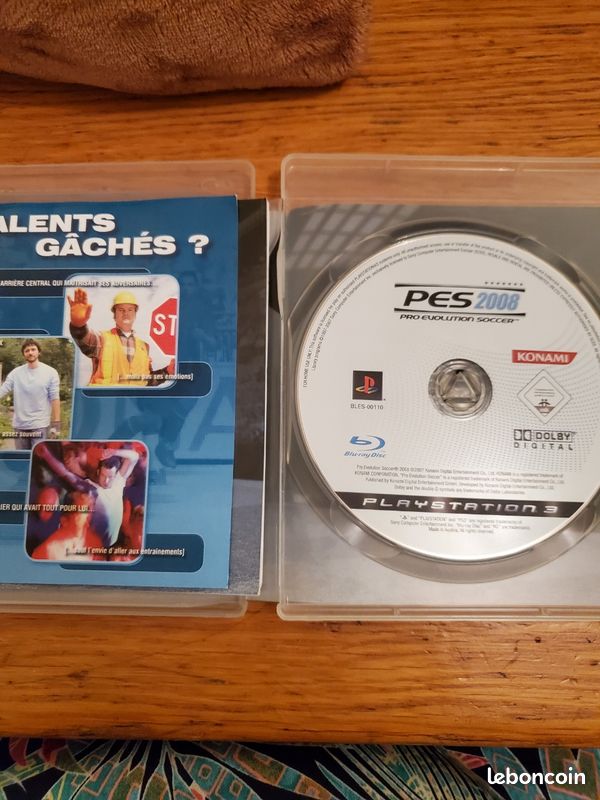 Jeu PES 2008 Pro Evolution Soccer - PS3 - Complet Et En Français - Très Bon État