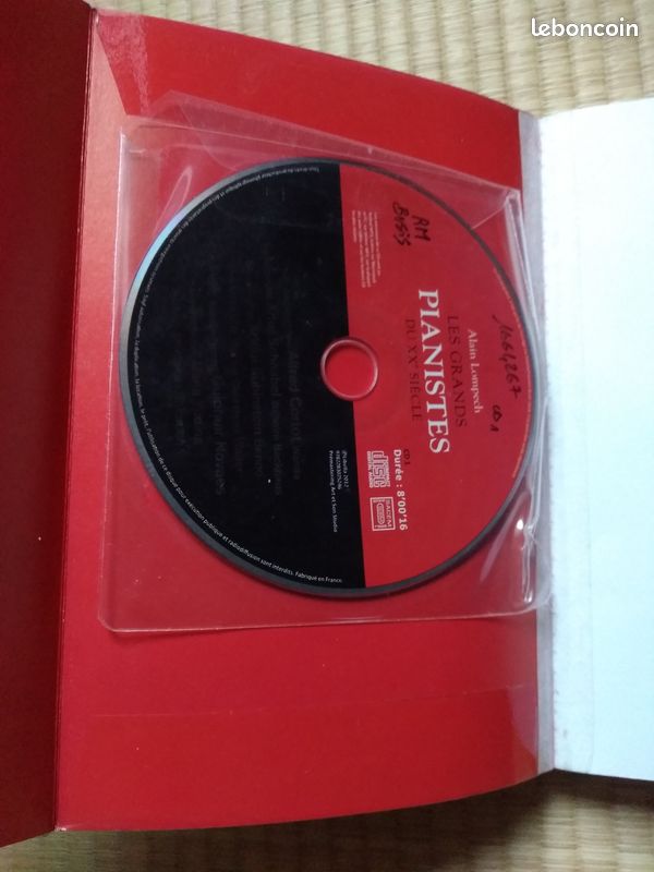 Livre Biographie Musique Les Grands Pianistes Du XXeme Siècle inclus 2 CDs Lompech (image 4)