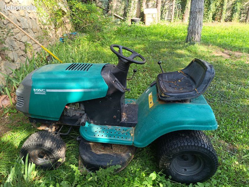 Tracteur tondeuse autoportée Mac Allister – fonctionnel (image 1)