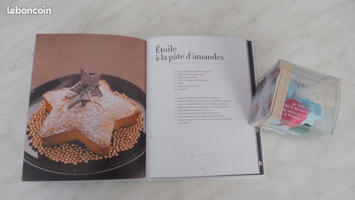 Livre recettes : les délices de Noël et kit moules chocolats (image 4)