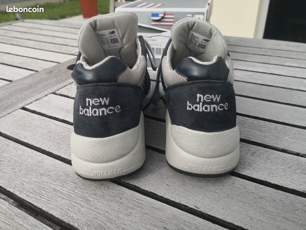 NEUF / DEADSTOCK 👟 New Balance M585BG Made in USA - Classic Gris/Marine - US 8 / EU 41.5 avec boîte 👟 (image 10)