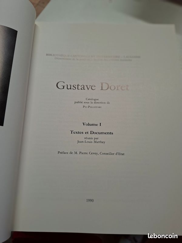 3540:Gustave Doret Catalogue Des Oeuvres Textes Et Documents 2 Volumes Coffret 1990 (image 6)