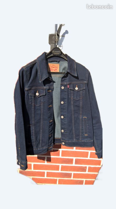 Blouson jean Levi's femme M bleu foncé neuf Vêtements