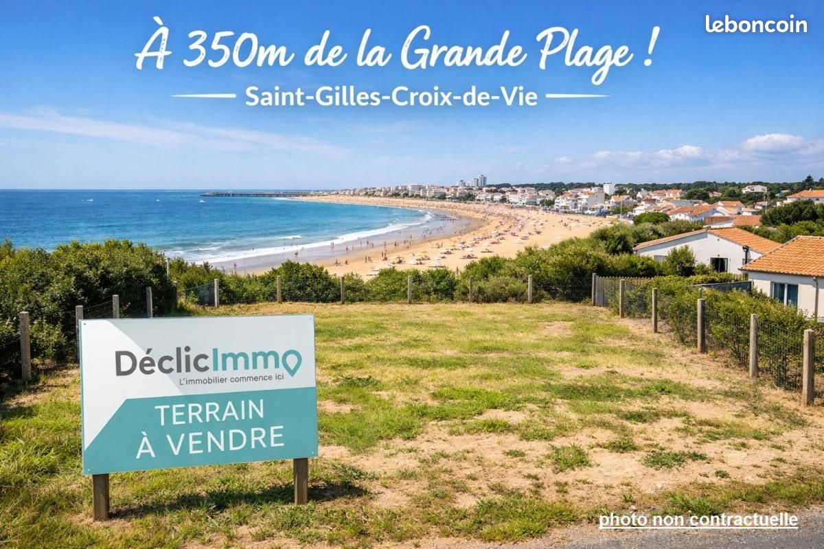 Terrain 320 m² Saint Gilles Croix De Vie · à Saint-Gilles-Croix-de-Vie · 237 000 €