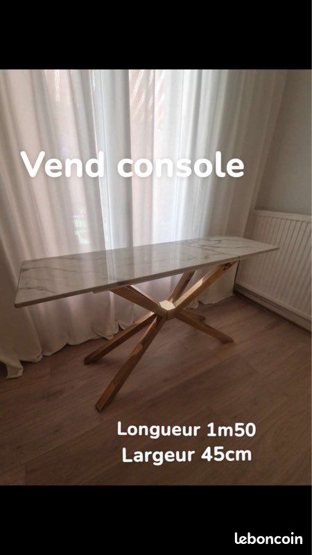 Console véritable marbre (image 1)