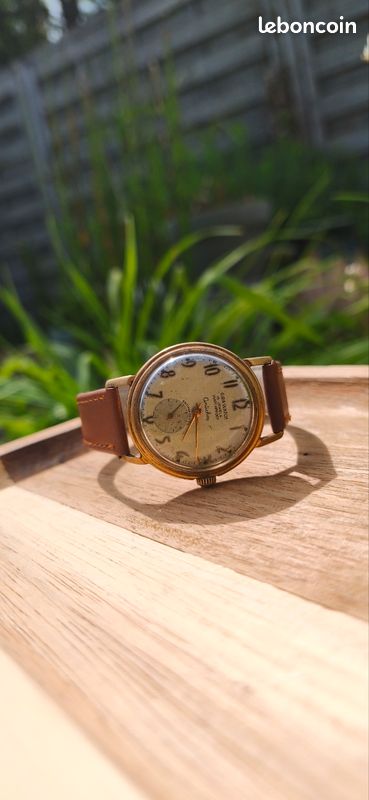Montre Vintage Gira-Watch Mécanique Plaqué Or Fonctionne (image 7)
