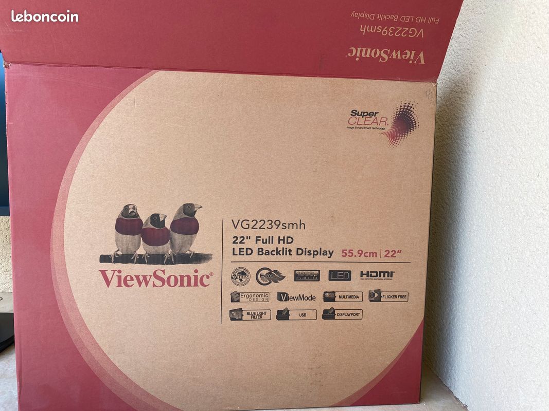 Écran viewsonic full HD 22’´ (image 4)