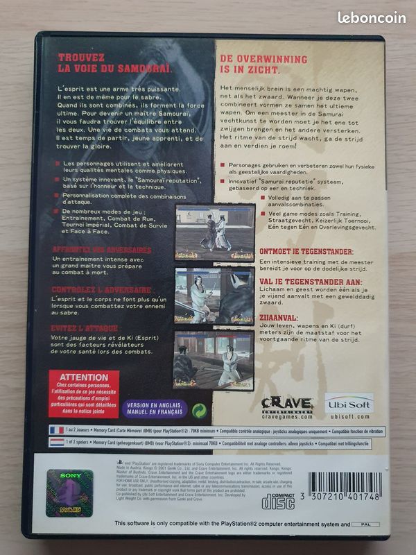 Lot 7 jeux PS1 & PS2 (image 9)