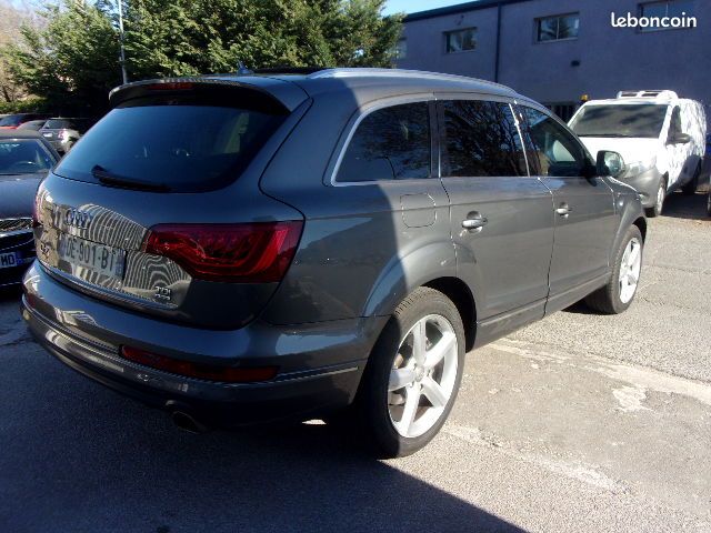 Audi Q7 3.0 V6 TDI 245 DPF Quattro Avus Tiptronic A 7 places 3/14 102MKM 2°MAIN/FRANCE SUSP° PNEUMATIQUE/CAMERA+RADARS/JA20/SIEGES ELECTR+CHAUFF+MEMOIRE/TOIT OUVRANT/HAYON ELECTR FACTURES ENTRETIEN A (image 4)