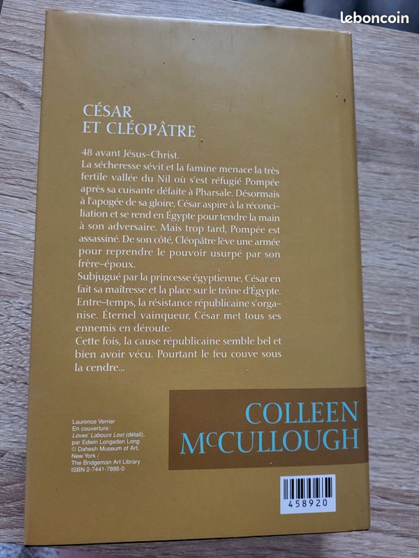 "César et Cléopâtre" Colleen McCullough (image 2)