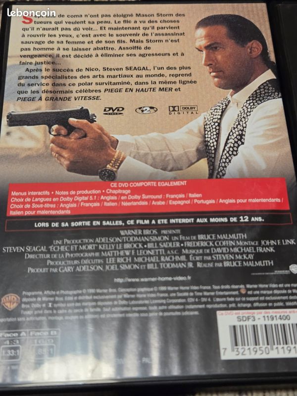 Trilogie culte Vintage steven Seagal dvd (image 7)
