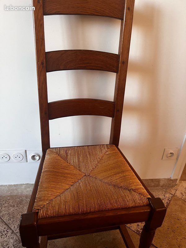 À vendre ensemble Meubles en chêne massif, miroir, table+6 chaises, canapé (image 4)