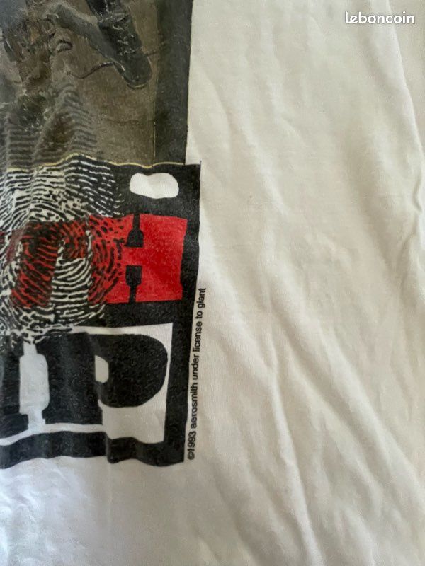 T-shirt Vintage Aerosmith 1993 Get A Grip Tour XL Original (image 5)