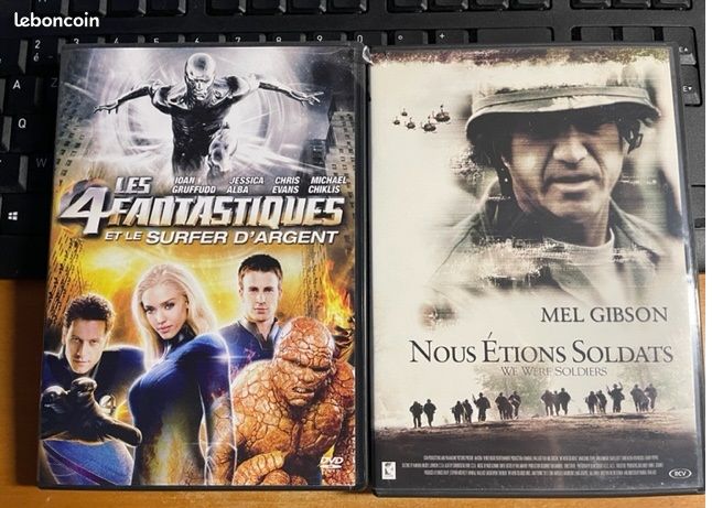 Lot 5 DVD films d'action / guerre / drame / Sci-fi (image 2)