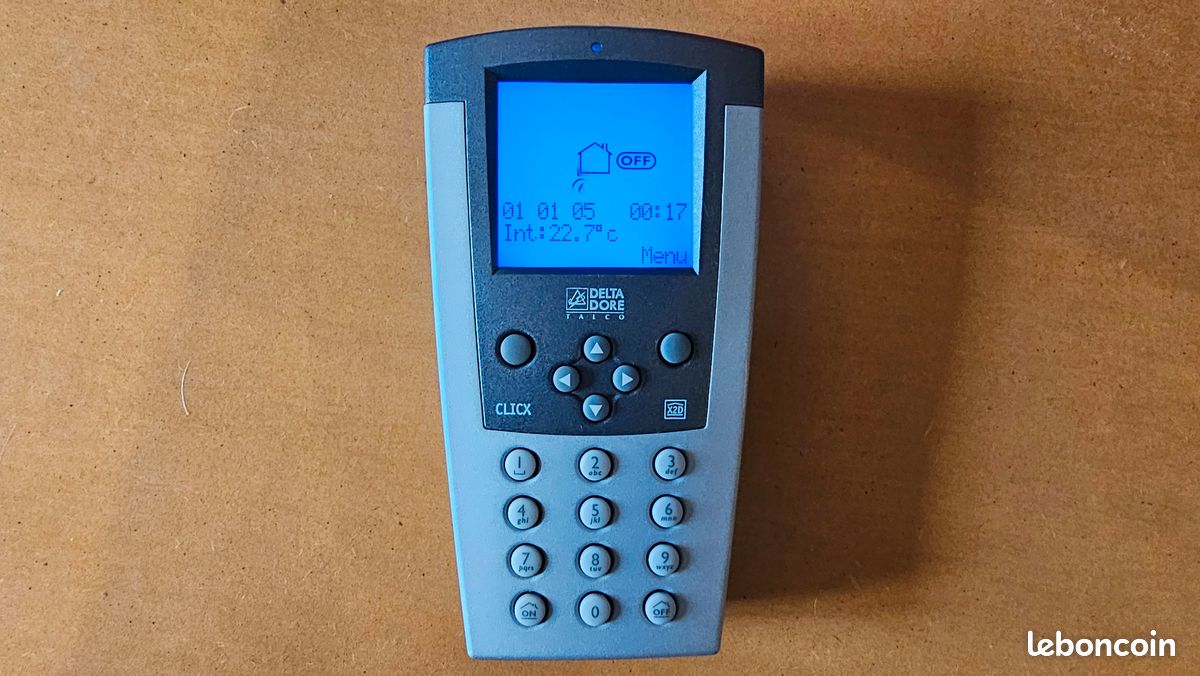 Clavier info commande CLICX Alarme Delta Dore Tyxal Deltal Ecran Défaut — free download