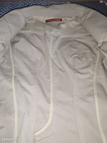 Veste Saharienne Comptoir Des Cotonniers Modèle Racy - Taille 38, Couleur Beige, Occasion Très Bon état
