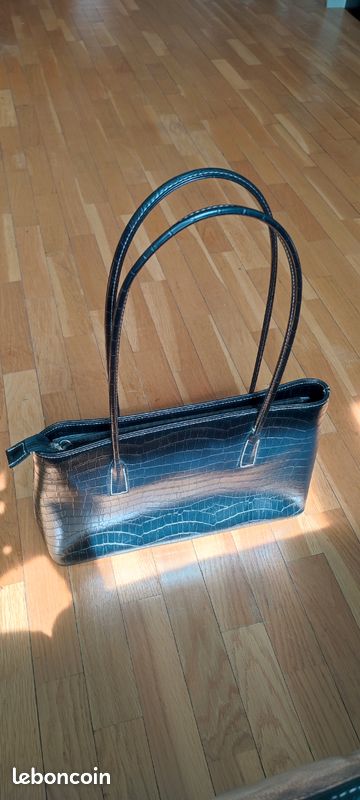 Sac à main cuir rigide-sans marque (image 5)