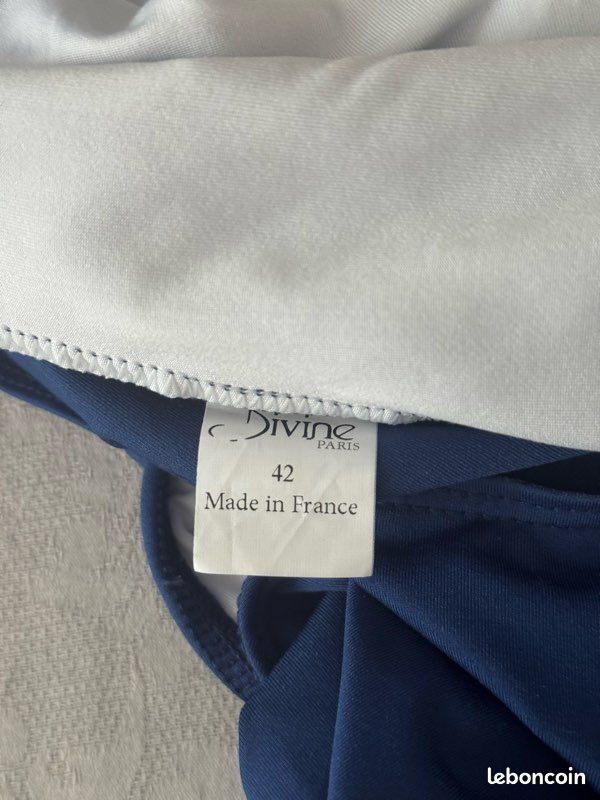 Maillot de bain une pièce bleu nuit femme taille 42 Divine France 🇫🇷 neuf (image 8)