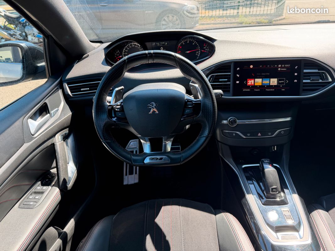 Peugeot 308 sw break 2.0 hdi gt line 180cv boite auto 8 hifi denon keyless go siege chauffant massant gps led (image 4)