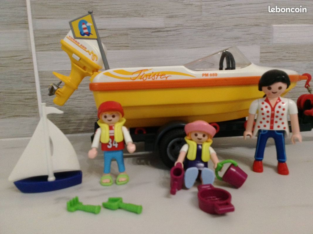 Bateau + Remorque Playmobil (image 1)