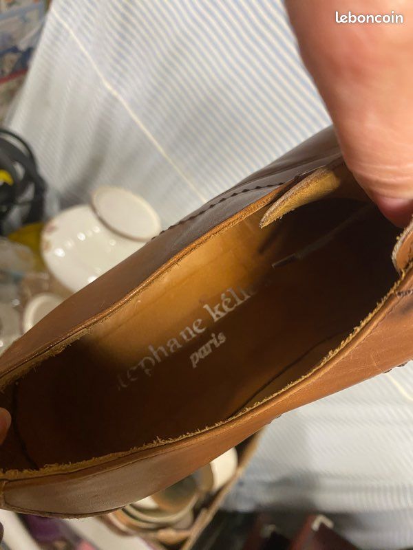Chaussures habillés cuir marron Stephane Kélian (image 4)