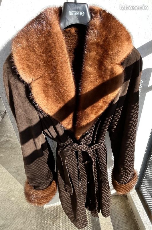 Veste de carnaval homme fourrure rose | Fêtes en folie