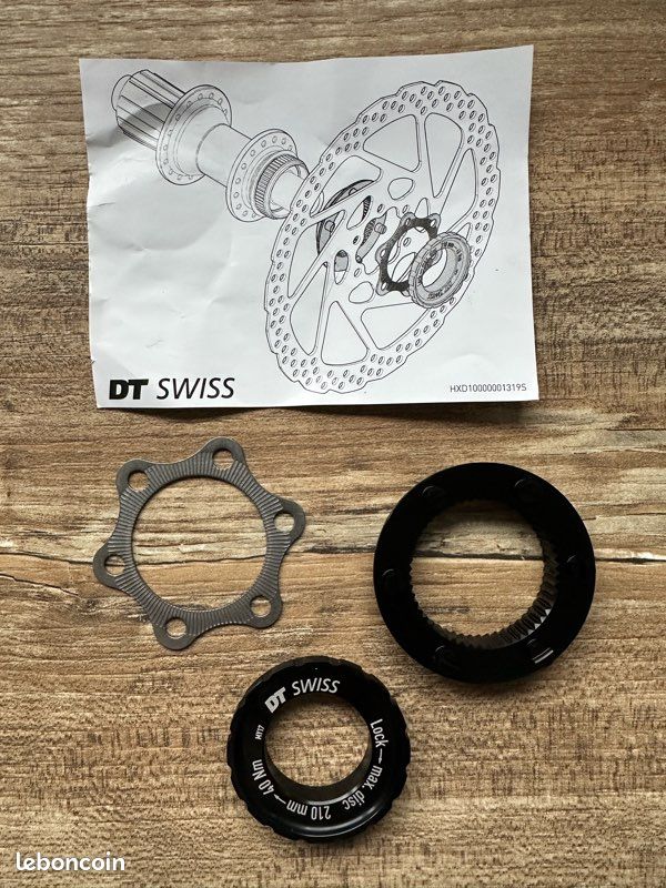 Voxom Adaptateur Disque Center Lock, Argenté | Bikeinn