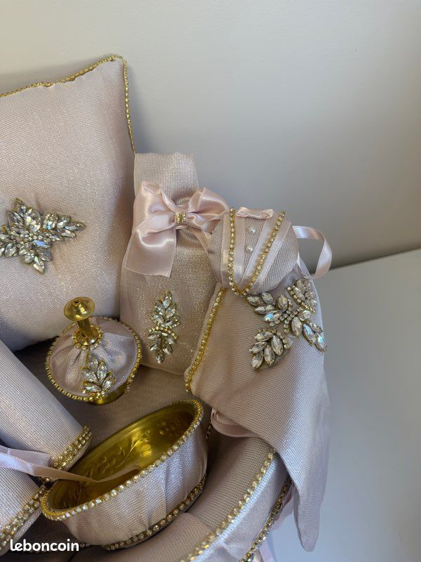 Corbeille Henna rose et strass (image 8)
