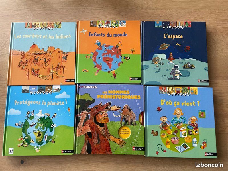 Lot de 6 livres Kididoc (image 1)