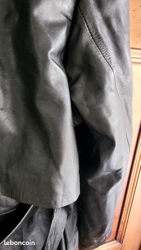 Long manteau mango en cuir (image 4)