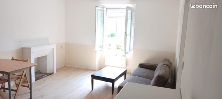 Loue appartement 2 pièces jardinet