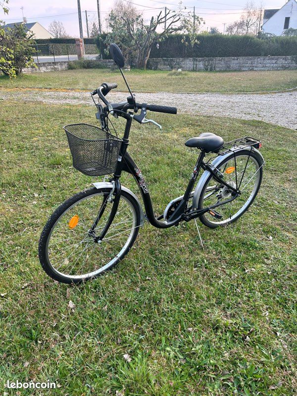 Vélo Femme Velo Ville Et Campagne Vélo De Ville Femme 28'' Stowage Avec Panier Blanc Tc 51 Cm Ks