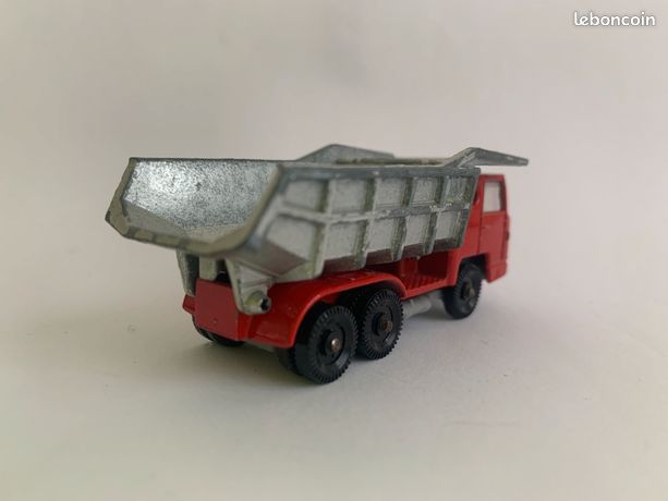 Camion Benne Majorette N245 Bernard - 1/100, Rouge, En Boîte Cristal (occasion)