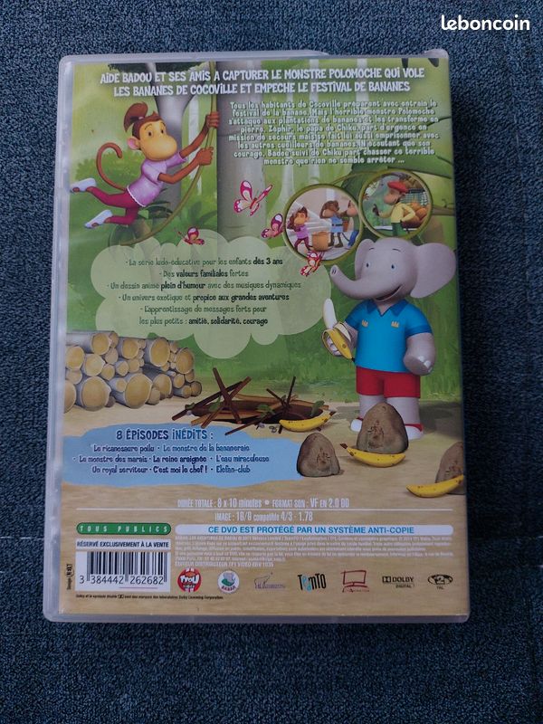 Lot de 4 DVD Badou, petit-fils de Babar (image 4)