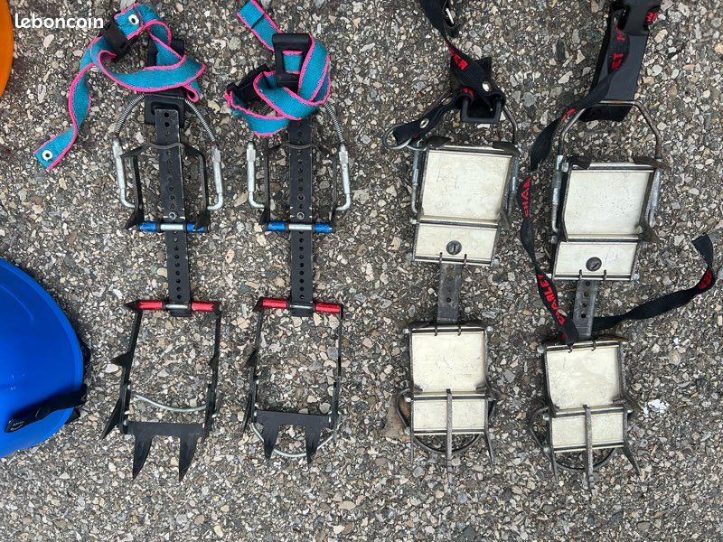 Griffe crampons alpinisme glacier casque piolet Sport