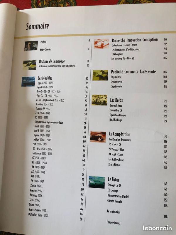 LIVRE CITROEN 80 ans du futur (image 3)