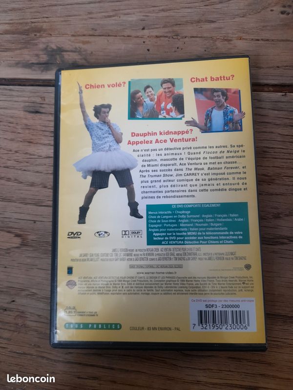 DVD Ace ventura détective pour chien et chat (image 2)
