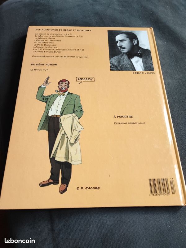 BD Blake et Mortimer 1996 tome 13 (image 2)