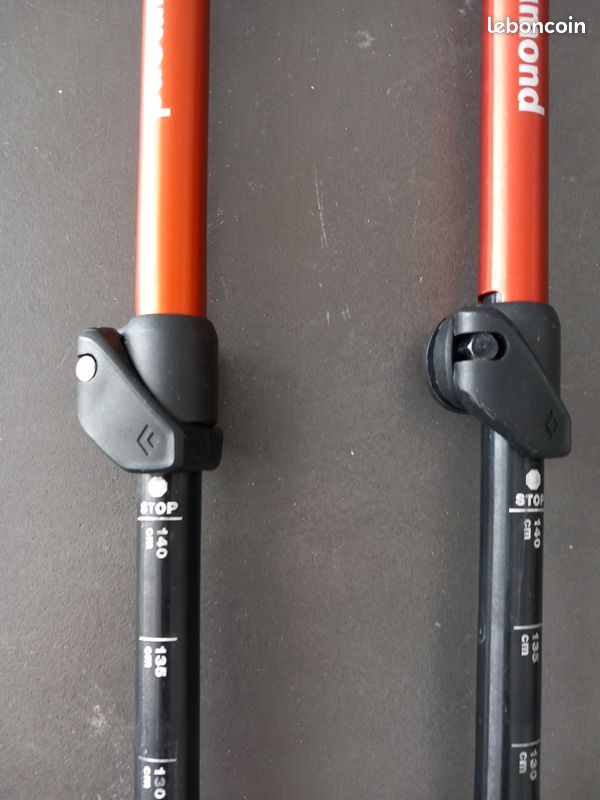 Bâtons De Randonnée Black Diamond ALU - Max 140cm - Occasion état