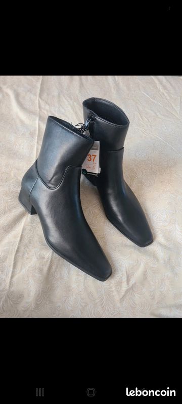 Ankle Boots Primark Wellington Boots 2018 Bottine, Noir, Taille 37