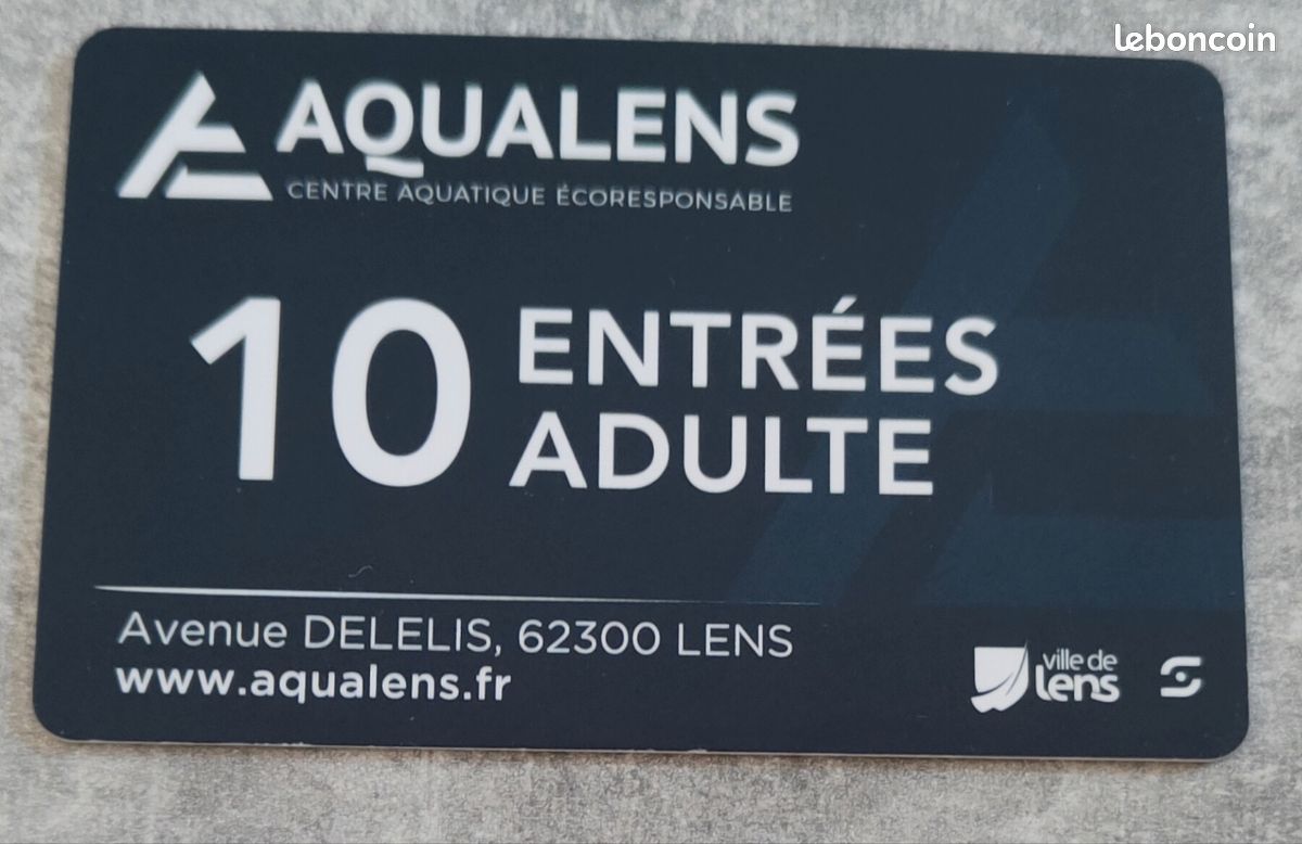 24 entrées piscine aqualens (image 1)