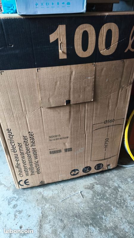 Chauffe eau électrique stéatite 100L Bluker (image 3)