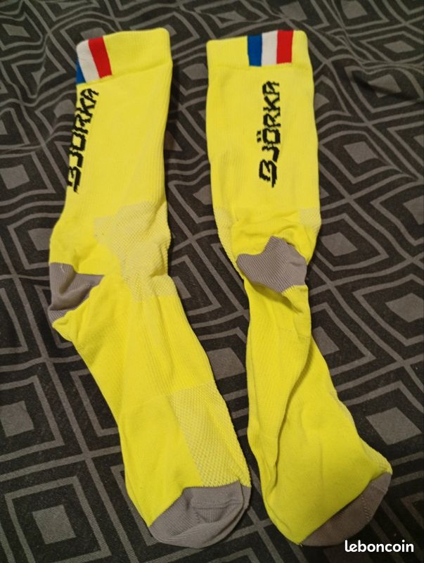 Lot De 2 Paires De Chaussettes De Cyclisme SockGuy - Taille L/XL - Bleues - Neuves