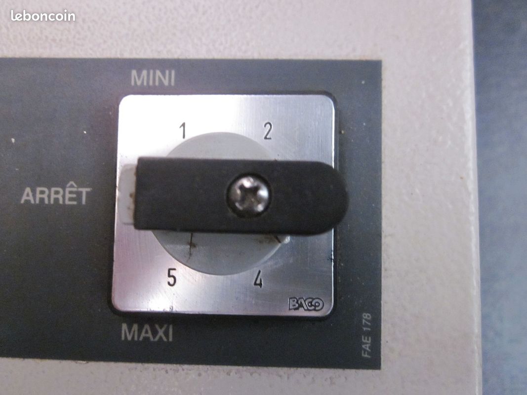 Variateur de vitesse par autotransfo 5 vitesses 220 volts 6 Amp. France Air (image 6)
