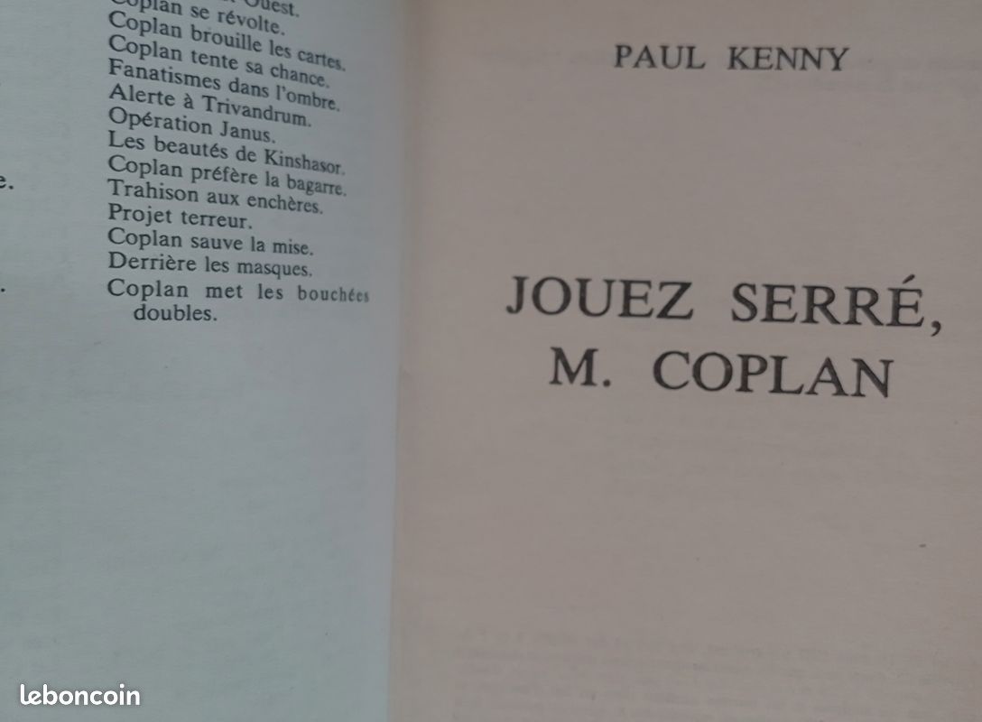 Jouez Serré M. Coplan - Broché - Achat Livre