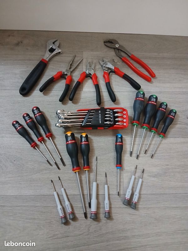 Sélection de 11 outils MICRO-TECH®, tournevis pour vis à fente – FRANCE